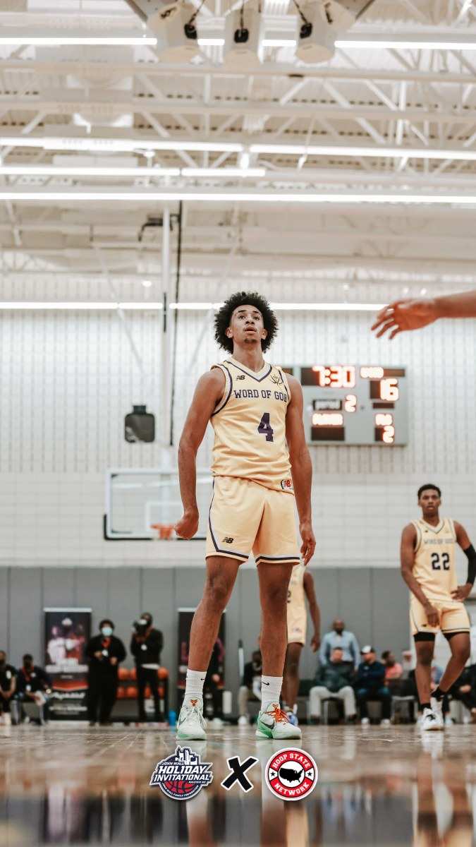 Freddie Dilione standing during a basketball game.